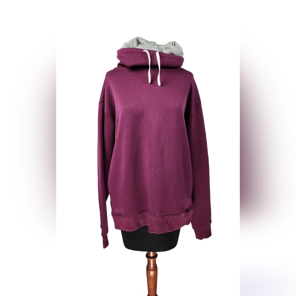 Under Armour Tops - ♥️ UNDER ARMOUR COWL NECK PULL OVER QUILTED SWEATSHIRT- WOMEN'S SIZE XL ♥️